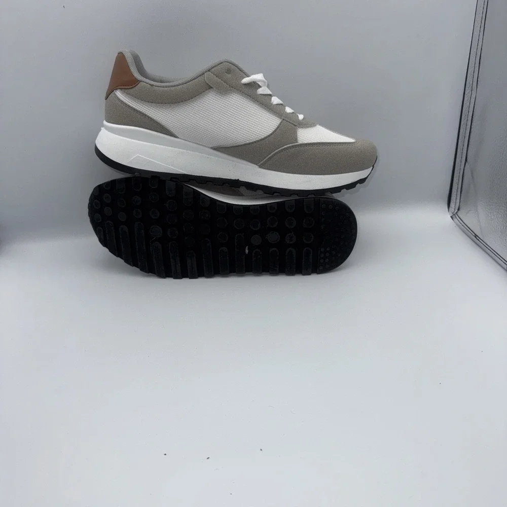 Lucky Brand‎ Bryan MS1 Sneakers Men Size 10M Gray/White Wear Lucky